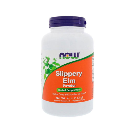 NOW Supplements, Slippery Elm Powder (Ulmus rubra), Non-GMO Project Verified, Herbal Supplement, 4-Ounce (113g) - Bloom Concept