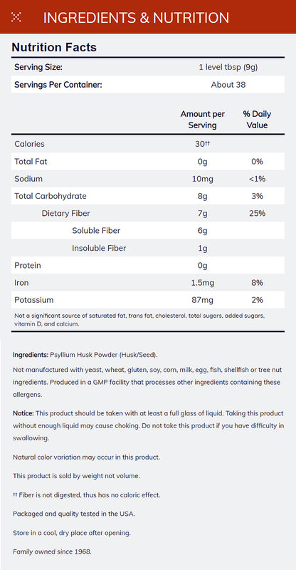NOW Supplements, Psyllium Husk Powder, Non-GMO Project Verified, Soluble Fiber, 24-Ounce (680 g) Vitamins &amp; Supplements NOW Foods USA