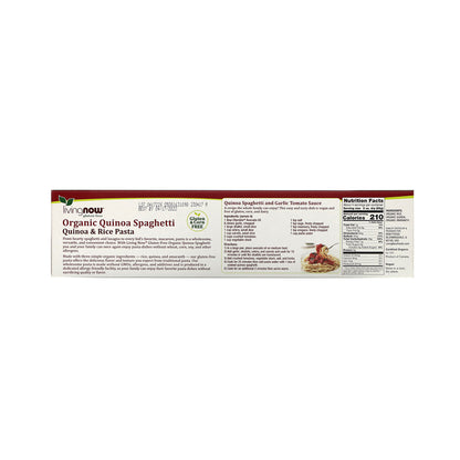 NOW Foods, Organic Quinoa Spaghetti, Gluten-Free, Corn-Free, Non-GMO, Quinoa and Rice Pasta, 8-Ounce (227g) Natural Foods NOW Foods USA