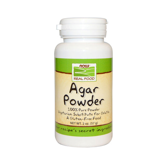 NOW Foods, Agar Pure Powder, Vegetarian Substitute for Gelatin, Gluten-free, Kosher, 2-Ounce (57 g) - Bloom Concept