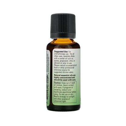 NOW Essential Oils, Organic Orange Oil, Uplifting Aromatherapy Scent, Cold Pressed, 100% Pure, Vegan, Child Resistant Cap, 1-Ounce (30ml) Essential oils NOW Foods USA