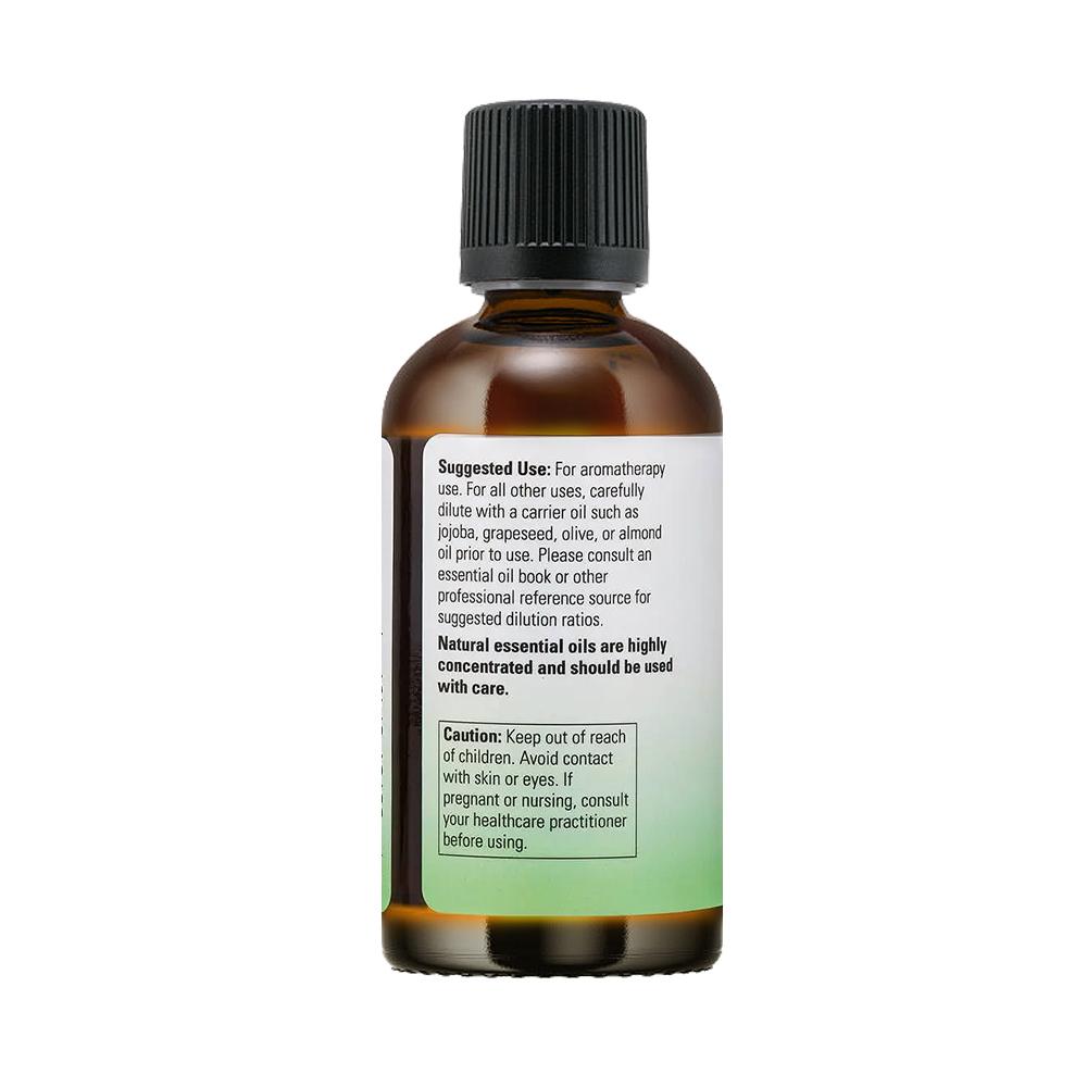 NOW Essential Oils, Organic Peppermint Oil, Invigorating Aromatherapy Scent, 100% Pure, 4-Ounce (118 ml) - Bloom Concept