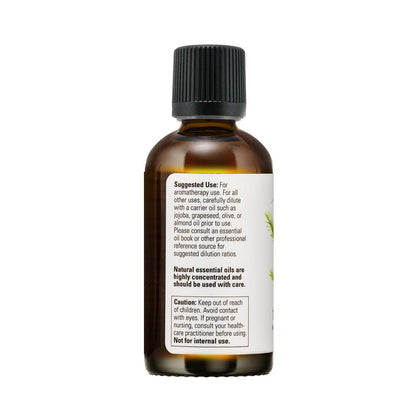 NOW Essential Oils, Tea Tree Oil, Cleansing Aromatherapy Scent, Steam Distilled, 100% Pure, Vegan, Child Resistant Cap, 2-Ounce(59 ml) Essential oils NOW Foods USA
