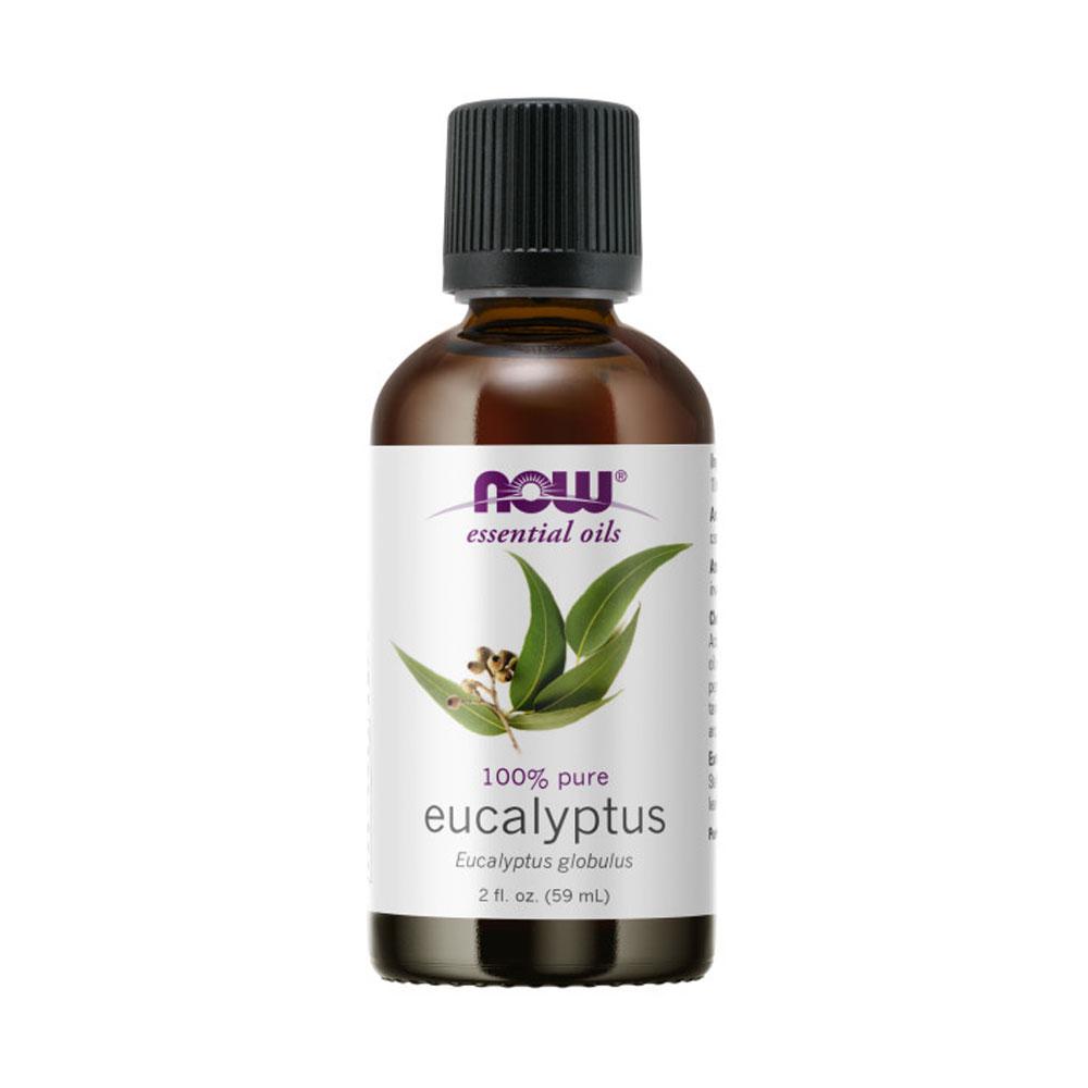 NOW Essential Oils, Eucalyptus Oil, Clarifying Aromatherapy Scent, Steam Distilled, 100% Pure, Vegan, Child Resistant Cap, 2-Ounce (59 ml) - Bloom Concept