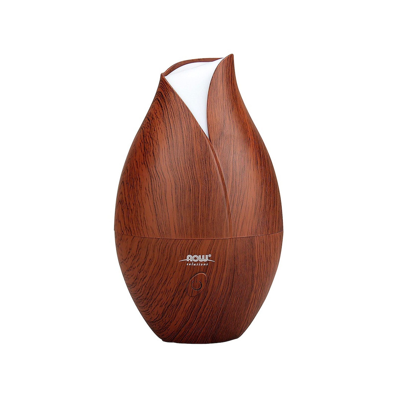 NOW Essential Oils, Ultrasonic Faux Wood Aromatherapy Oil Diffuser, Contemporary Design, Extremely Quiet Heat Free, Color Changing LED Diffuser Diffuser NOW Foods USA