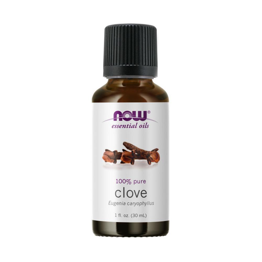 NOW Essential Oils, Clove Oil, Balancing Aromatherapy Scent, Steam Distilled, 100% Pure, Vegan, Child Resistant Cap, 1-Ounce( 30 ml) - Bloom Concept