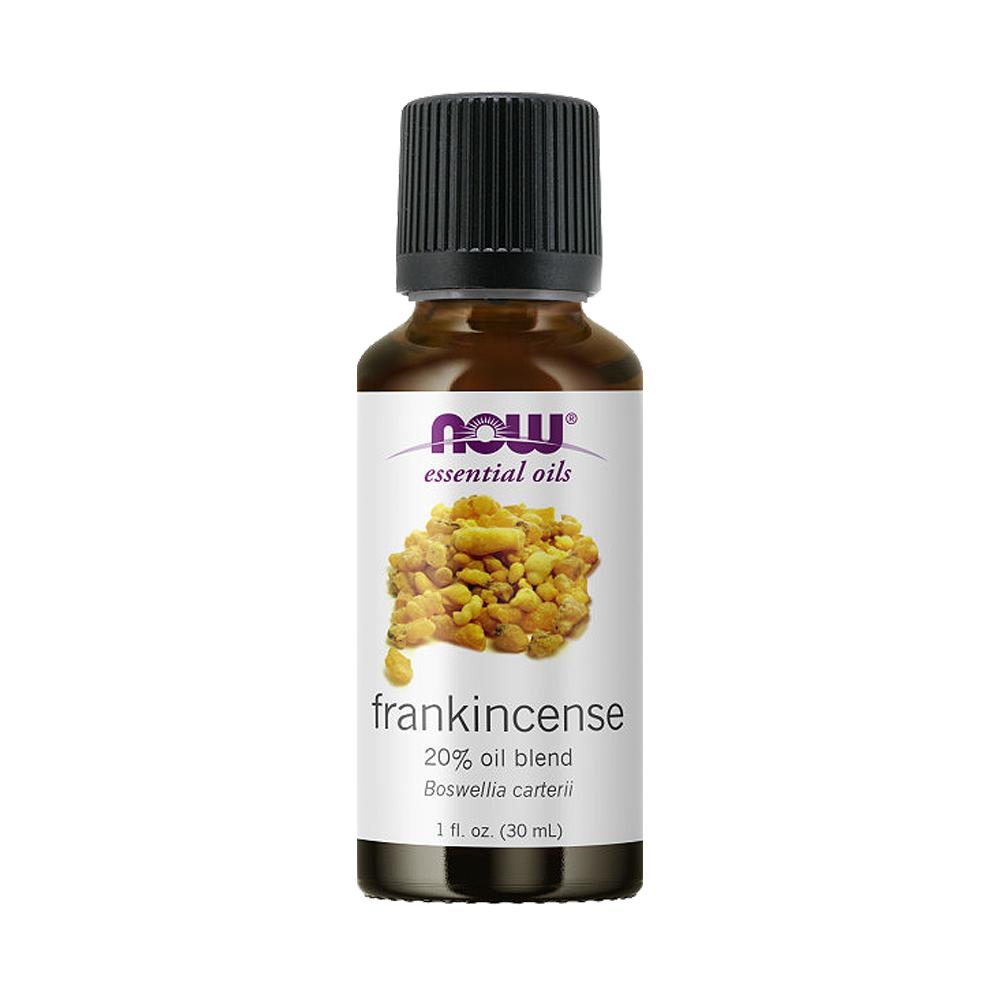 NOW Foods Frankincense Oil Blend, 20% Blend of Pure Frankincense Oil in Pure Jojoba Oil, Centering Aromatherapy Scent,1-Ounce (30ml) - Bloom Concept