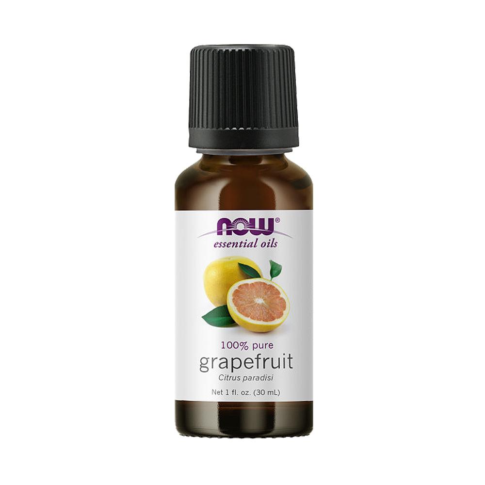 NOW Essential Oils, Grapefruit Oil, Sweet Citrus Aromatherapy Scent, Cold Pressed, 100% Pure, Vegan, Child Resistant Cap, 1-Ounce (30ml) - Bloom Concept