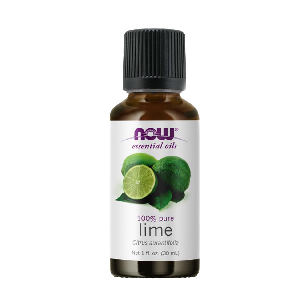 NOW FOODS Essential Oils, Lime Oil, Citrus Aromatherapy Scent, Cold Pressed, 100% Pure, Vegan, Child Resistant Cap, 1-Ounce (30 ml) - Bloom Concept