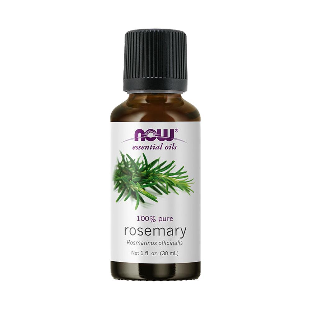 NOW FOODS Essential Oils, Rosemary Oil, Purifying Aromatherapy Scent, Steam Distilled, 100% Pure, Vegan, Child Resistant Cap, 1-Ounce (30 ml) - Bloom Concept