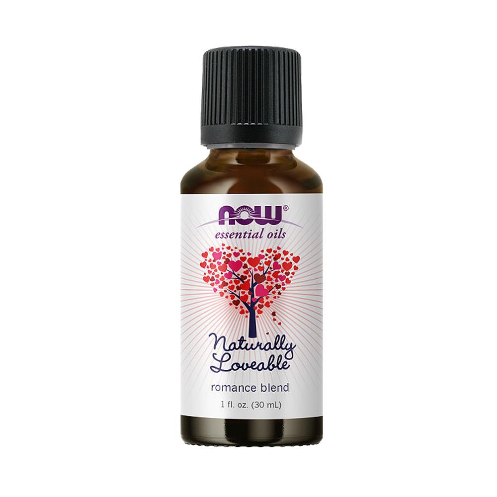 NOW Essential Oils, Naturally Loveable Oil Blend, Romantic Aromatherapy Scent, Vegan, Child Resistant Cap, 1-Ounce (30ml) - Bloom Concept