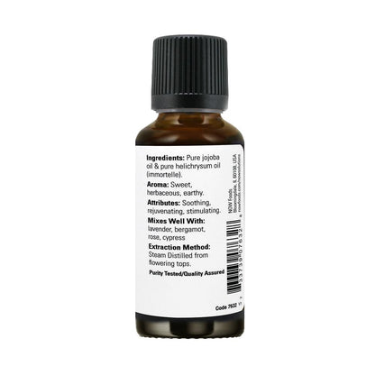 NOW Essential Oils, Helichrysum Oil Blend, Soothing Aromatherapy Scent, Steam Distilled, 100% Pure, Vegan, Child Resistant Cap, 1-Ounce (30ml) Essential oils NOW Foods USA