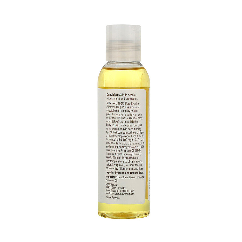 (60% OFF) NOW Solutions, Evening Primrose Oil, 100% Pure Moisturizing Oil, 4-Ounce (118 ml)--Best by 02/24 - Bloom Concept