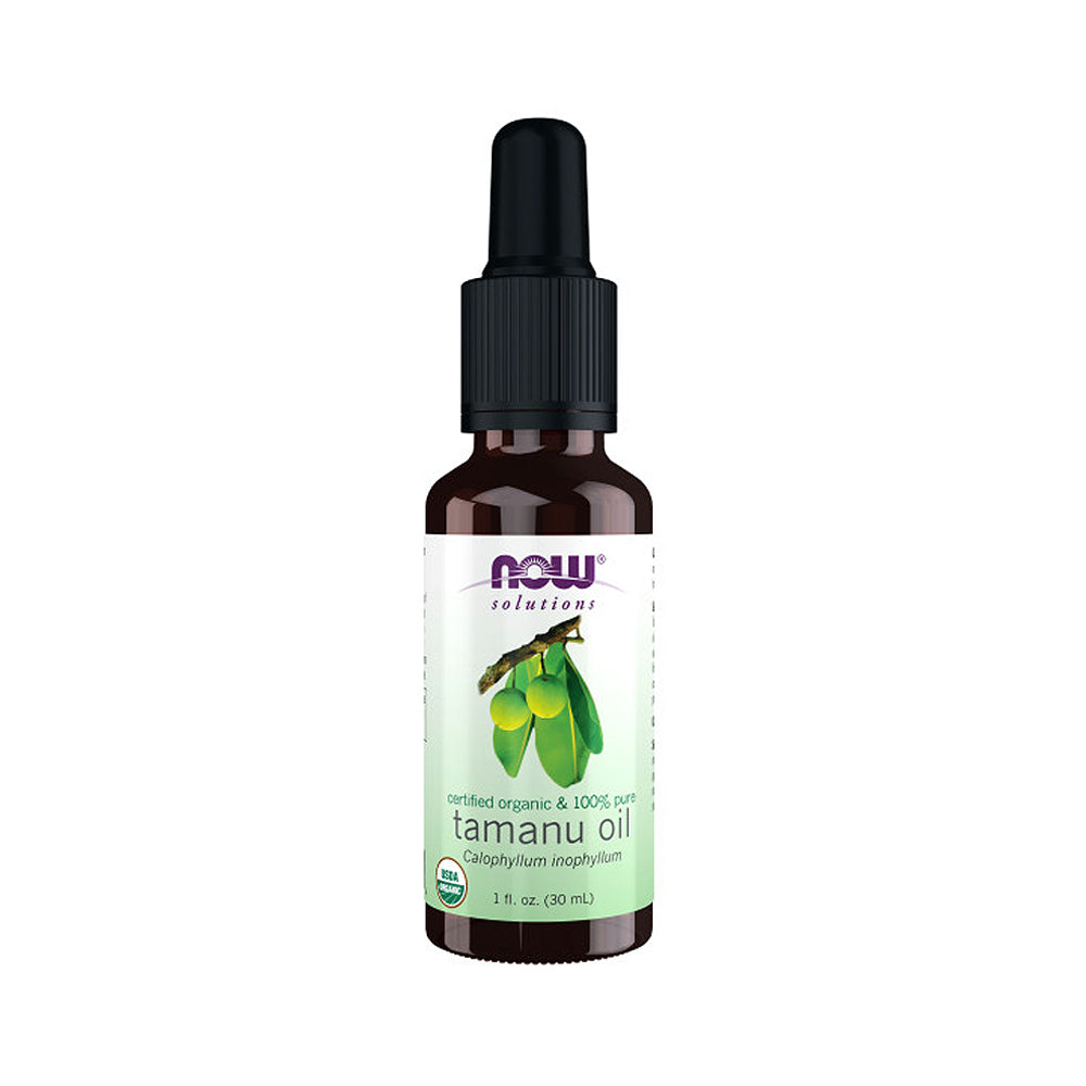 NOW Solutions, Organic Tamanu Oil, Certified Organic and 100% Pure, Promotes Hydration and Rejuvenation, 1-Ounce (30 ml - Bloom Concept