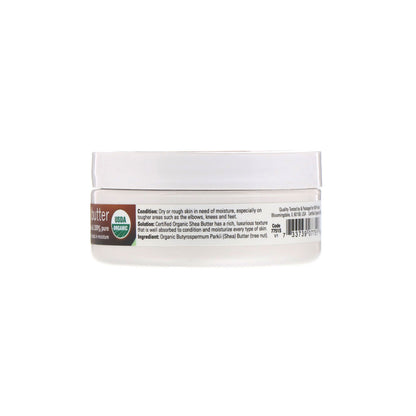 NOW Solutions, Certified Organic Shea Butter, Moisturizer For Rough And Dry Skin, Travel Size, 3-Ounce (85g) Personal Care NOW Foods USA
