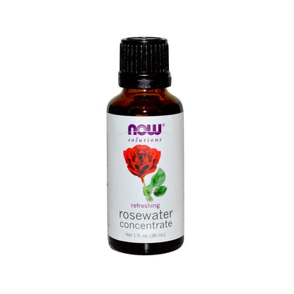NOW Solutions, Rosewater Concentrate, Refreshing, Multi-Purpose Oil, Potpourri Scent, 1-Ounce (30ml) Personal Care NOW Foods USA