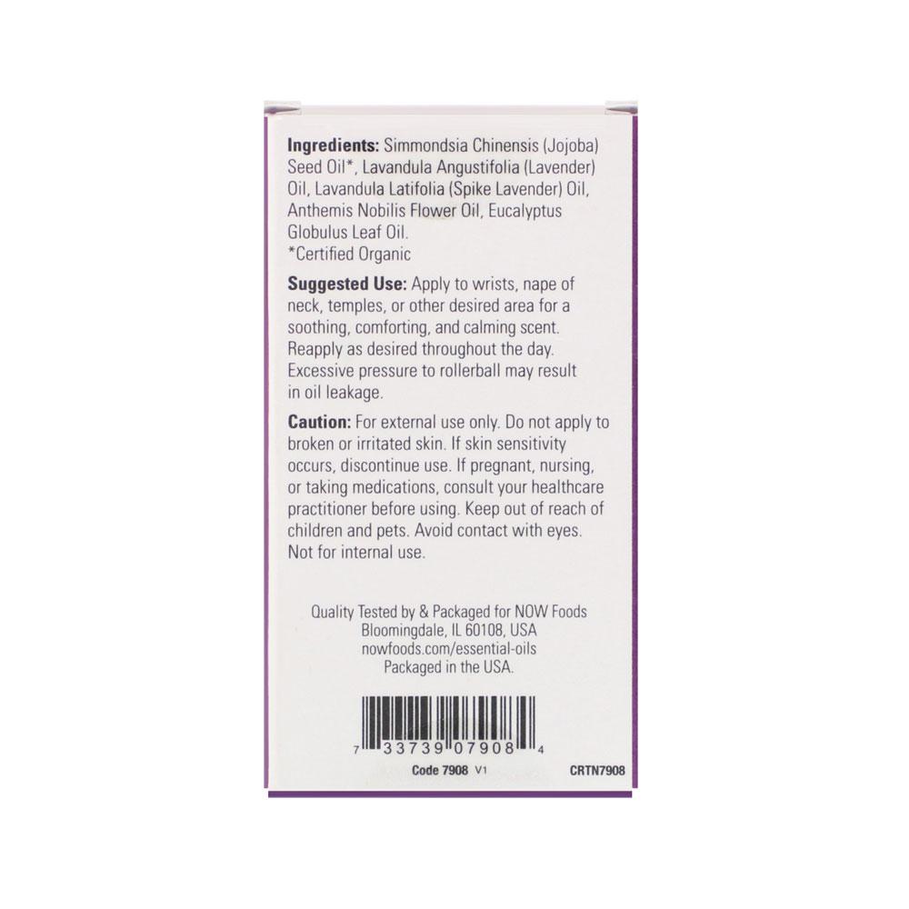 NOW Essential Oils, Head Relief Roll-On, Certified Non-GMO, Soothing Blend, Steam Distilled, Topical Aromatherapy, 10-mL - Bloom Concept