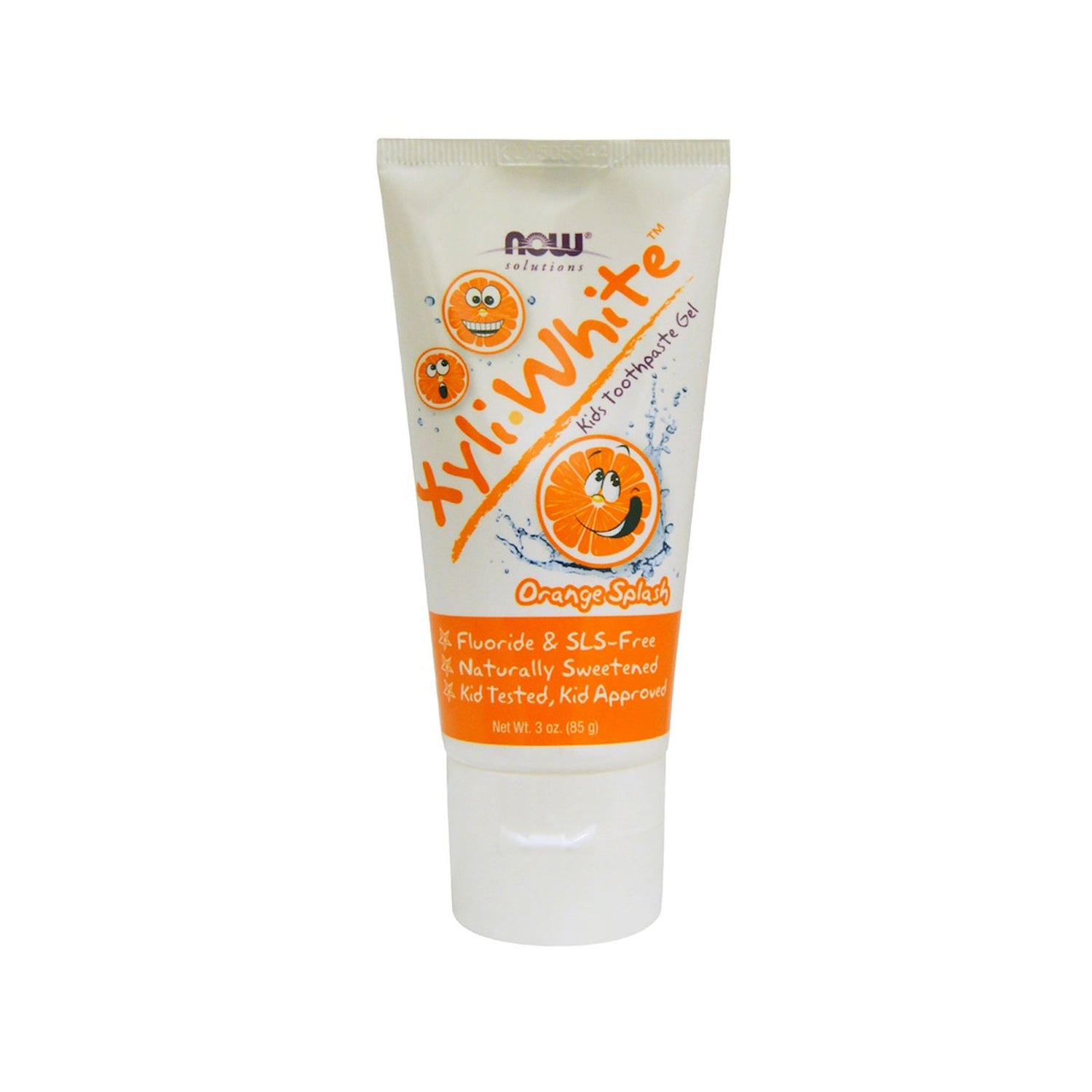 NOW Solutions, XyliwhiteToothpaste Gel for Kids, Orange Splash Flavor, Kid Approved! 3-Ounce, packaging may vary (85 g) - Bloom Concept