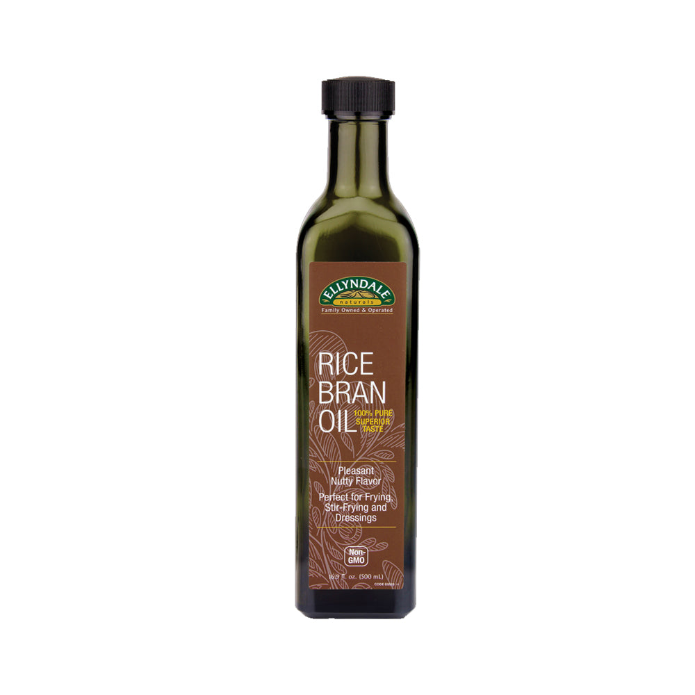 NOW Foods, Rice Bran Oil, 100% Pure for Superior Taste, Pleasant Nutty Flavor, Certified Non-GMO, 16.9-Ounce (500ml) Natural Foods NOW Foods USA