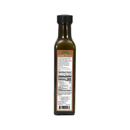 NOW Foods, Certified Organic Extra Virgin Sesame Seed Oil, 8.45-Ounce (250ml) Natural Foods NOW Foods USA