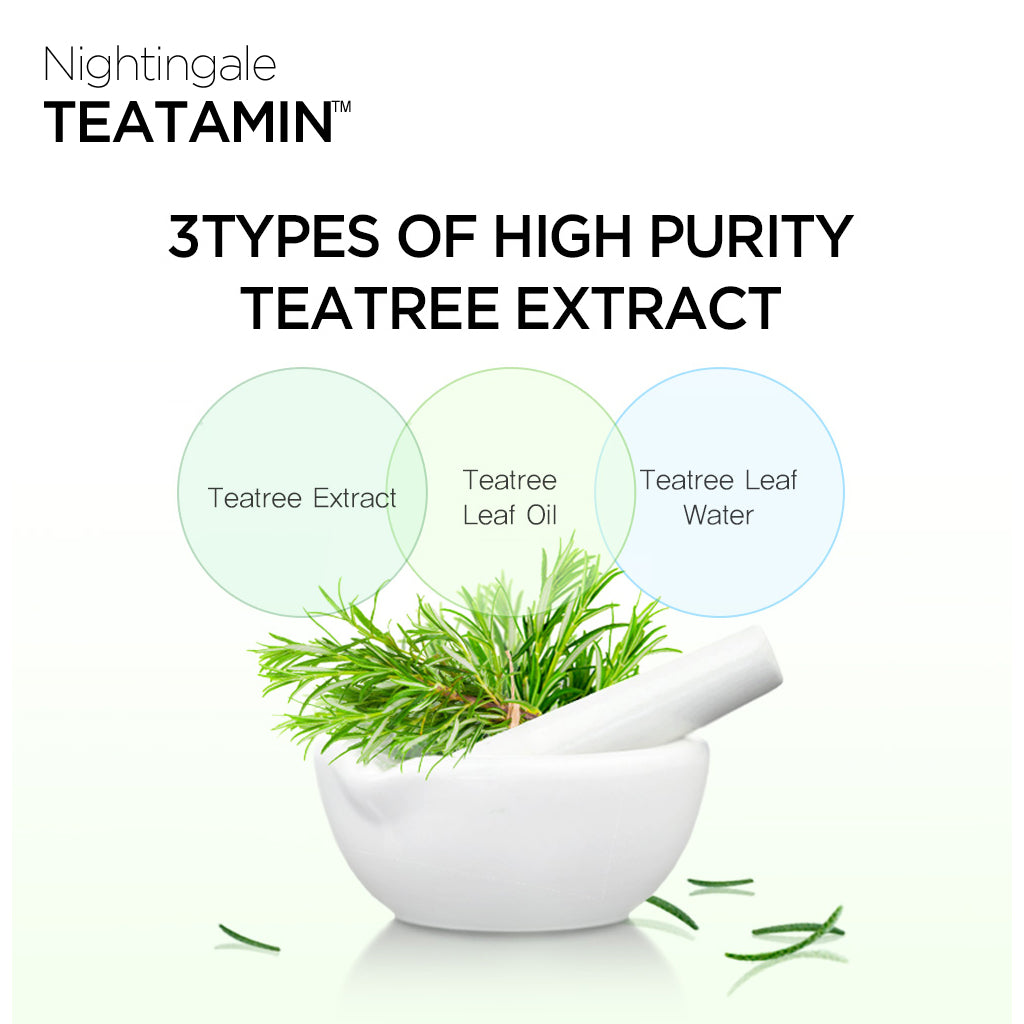 NIGHTINGALE Teatamin Ampoule - 50ml, Your Solution for Protecting Skin from Damage and Achieving Radiant Skin - Bloom Concept