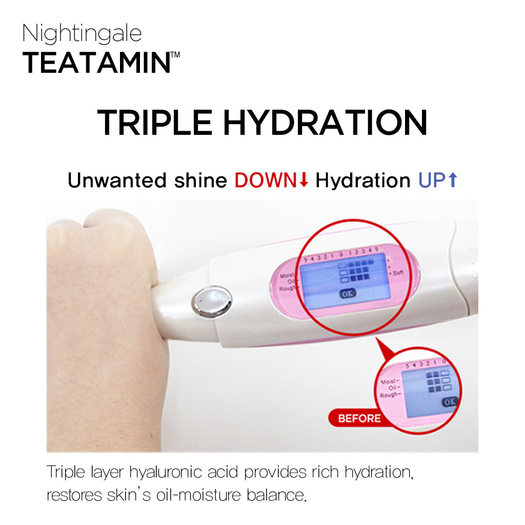 NIGHTINGALE Teatamin Ampoule - 50ml, Your Solution for Protecting Skin from Damage and Achieving Radiant Skin - Bloom Concept