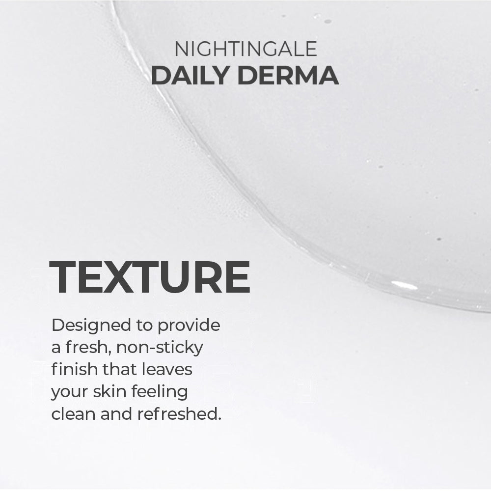 Nightingale Daily Derma Cleansing Water with 40 cotton pads set - Mild Acidic Hypoallergenic Cleansing Water 500ml - Bloom Concept