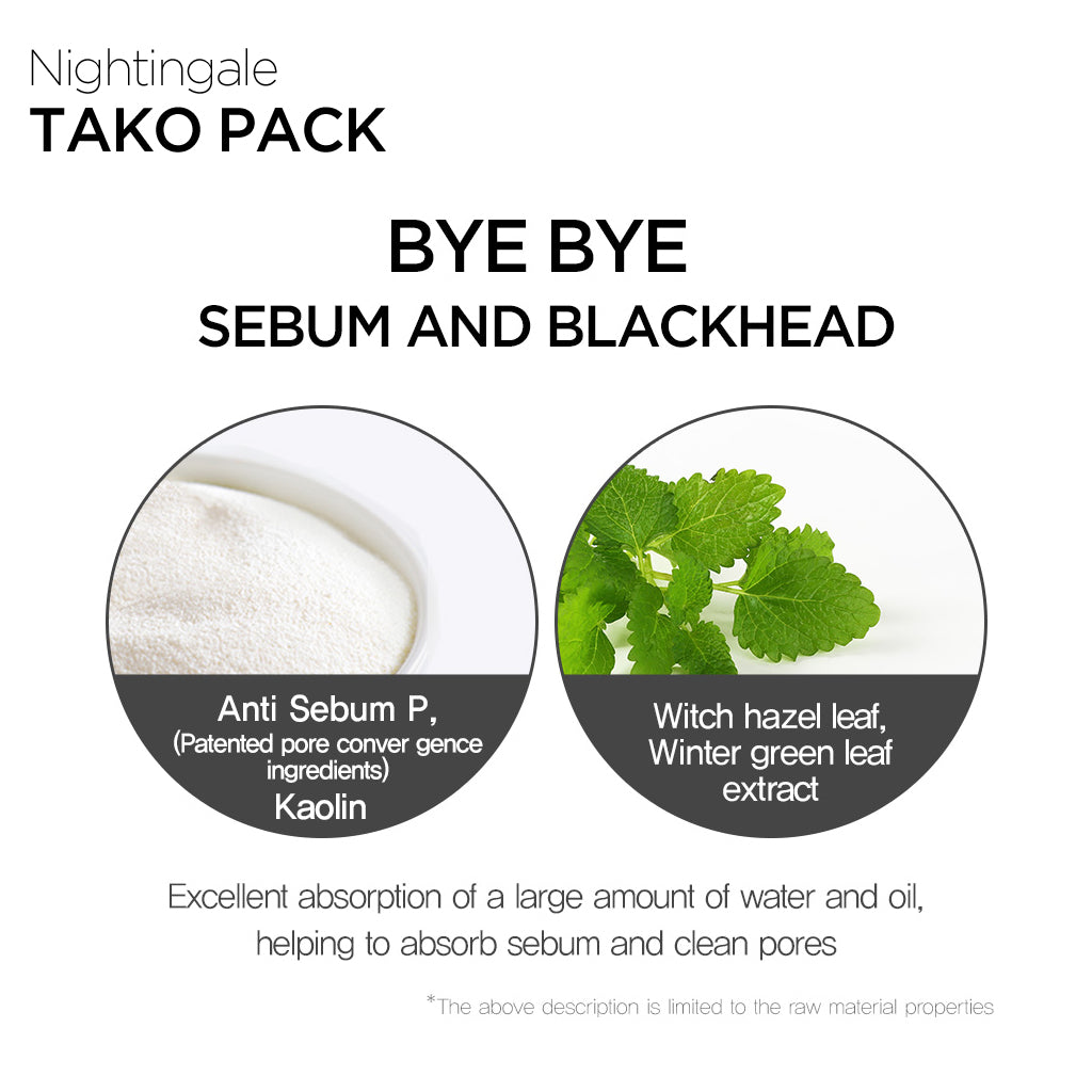 NIGHTINGALE Tako Pack - 3-Step Blackhead Clear Solution for Nose (3 Sets of 3) - Bloom Concept