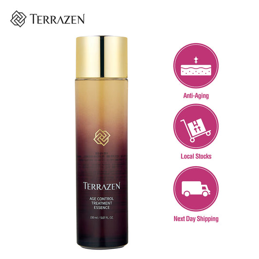 Terrazen Age Control Treatment Essence 30ml/150ml - A Multi-purpose Formula for Bouncy, Luminous Skin Anti-aging, Firming, Brightening, Elasticity, and Luminous Skin in One Bottle - Bloom Concept