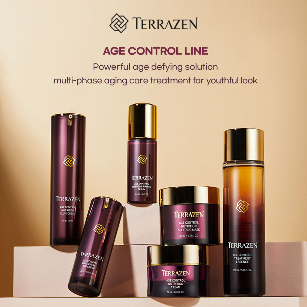 TERRAZEN Age Control Nutrition Fluid Cream: Soft, Restorative Cream that Boosts Inner Density and Creates a Smooth, Radiant Complexion 15ml/55g - Bloom Concept