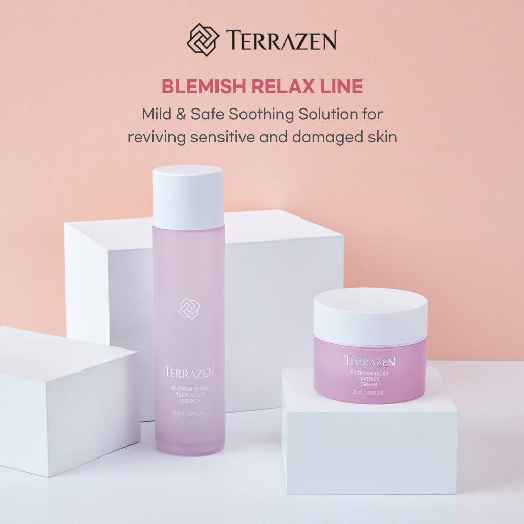 TERRAZEN Blemish Relax Barrier Cream: Clear Blemishes & Repair Sensitive Skin - Lightweight & Effective (1.69 fl.oz./50ml) - Bloom Concept