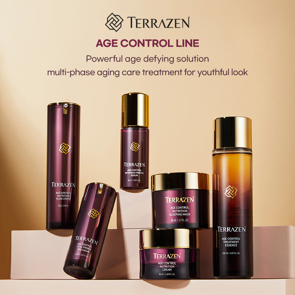 TERRAZEN Age Control Vital Energy Eye Cream: Plant Stem Cell, Real Protein, Hyaluronic Acid & Vitamin Infused Formula (17ml) - Bloom Concept
