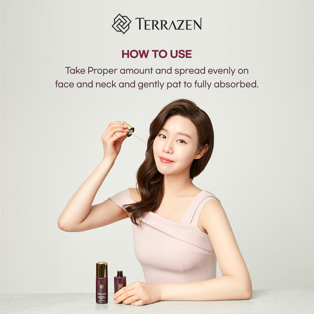 TERRAZEN Age Control Intensive Firming Serum: Micro-Nutrition for Firm, Youthful Skin with Peptide & Collagen (55ml) - Bloom Concept