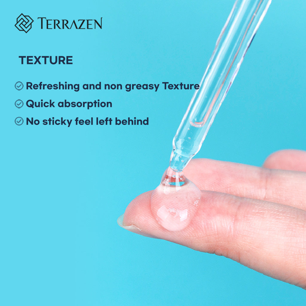 TERRAZEN Aqua Recharge Deep Moisturizing Serum 55g and Balancing Aqua Gel Cream - Bloom Concept
