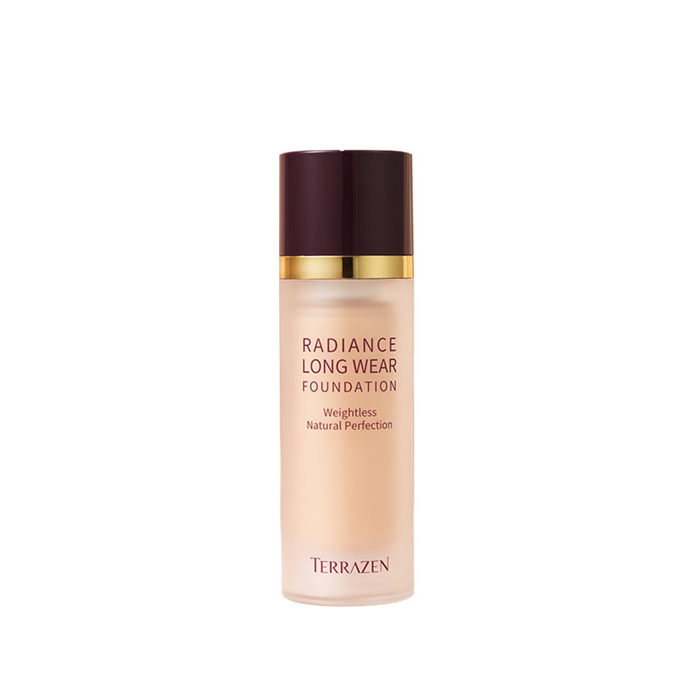 TERRAZEN Long Wear Foundation: Weightless, Buildable Coverage for a Flawless, Natural Radiance - Korean Beauty Makeup Must-Have (30ml) - Bloom Concept