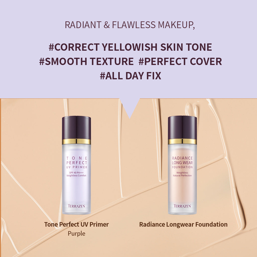 TERRAZEN Long Wear Foundation: Weightless, Buildable Coverage for a Flawless, Natural Radiance - Korean Beauty Makeup Must-Have (30ml) - Bloom Concept