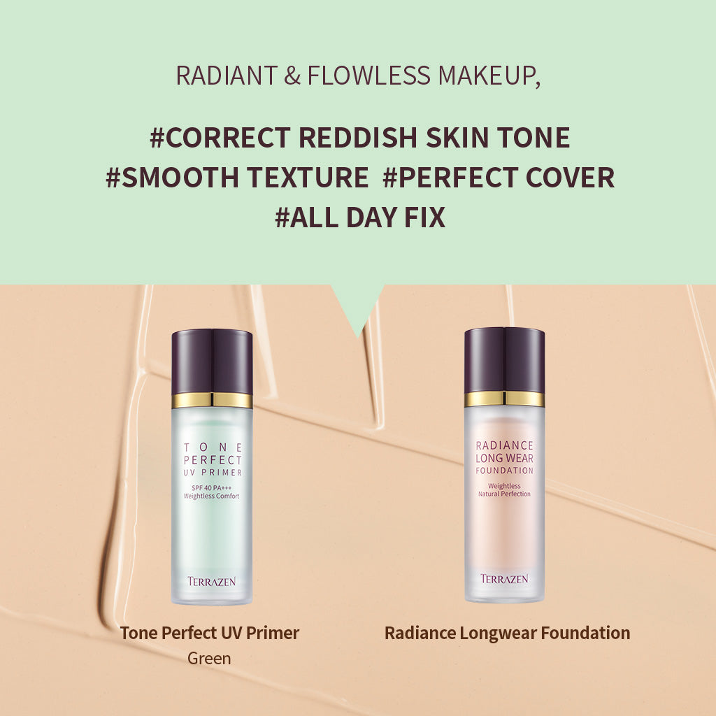 TERRAZEN Long Wear Foundation: Weightless, Buildable Coverage for a Flawless, Natural Radiance - Korean Beauty Makeup Must-Have (30ml) - Bloom Concept