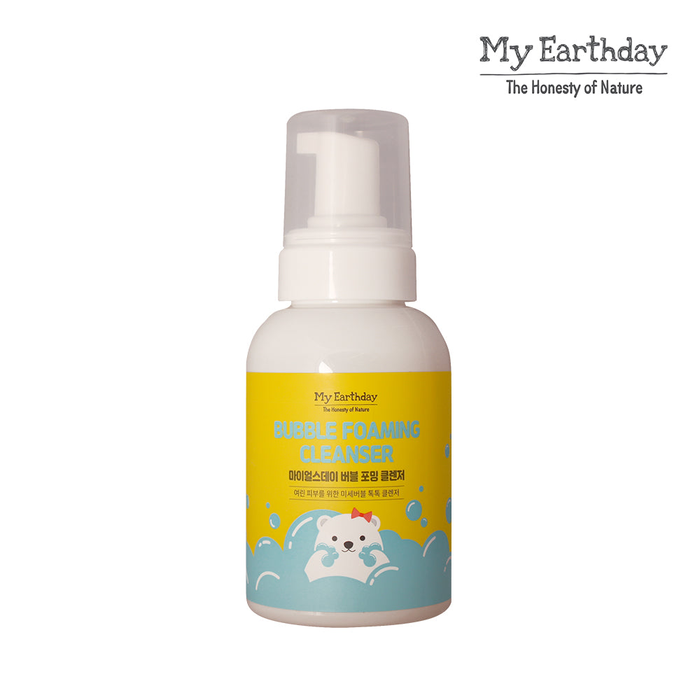 MyEarthday Bubble Foaming Cleanser 300ml - formulated for Baby & Kids - Bloom Concept