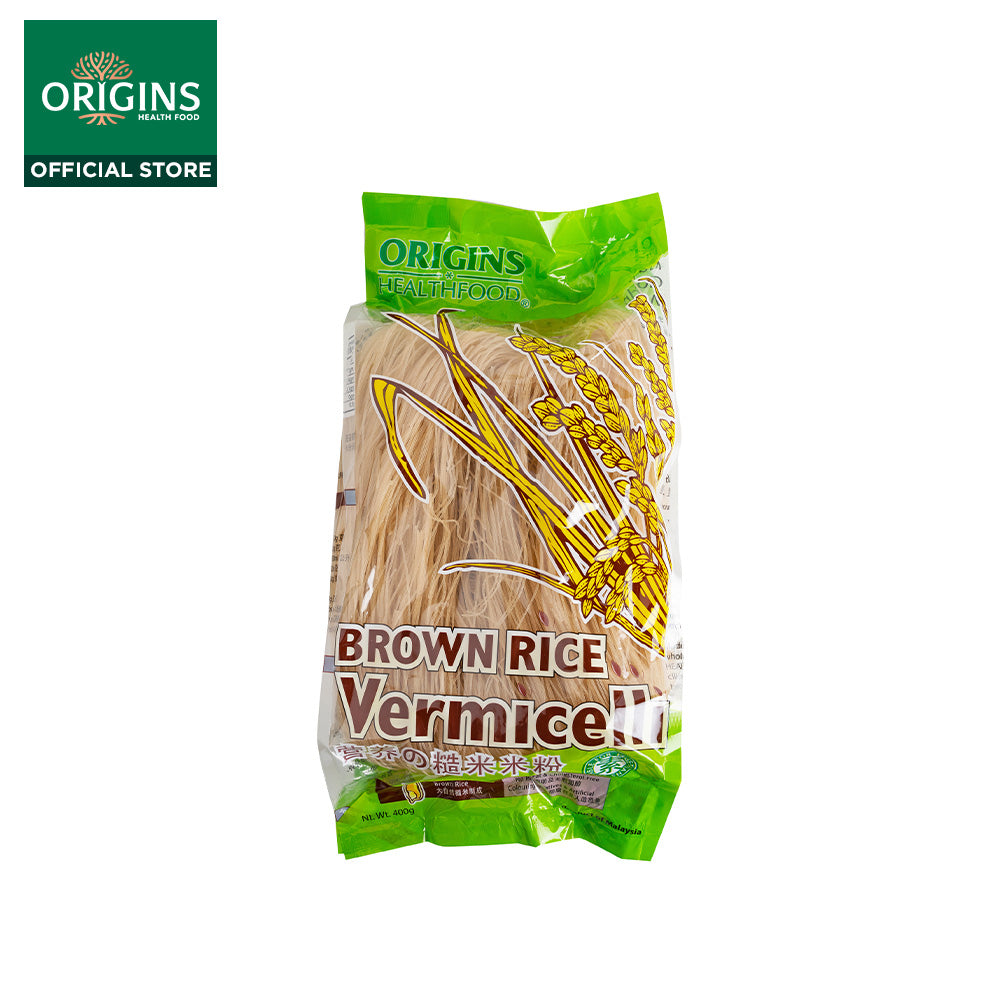 Origins Health Food Organic Vermicelli Brown Rice (400G) - Bloom Concept