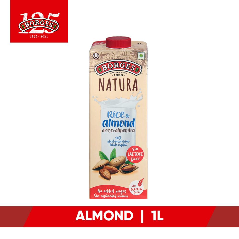 [Borges] Natura Nut Drink 1L, Dairy-Free, No added Sugar, 100% Plant-based, Great Tasting Beverage - Bloom Concept