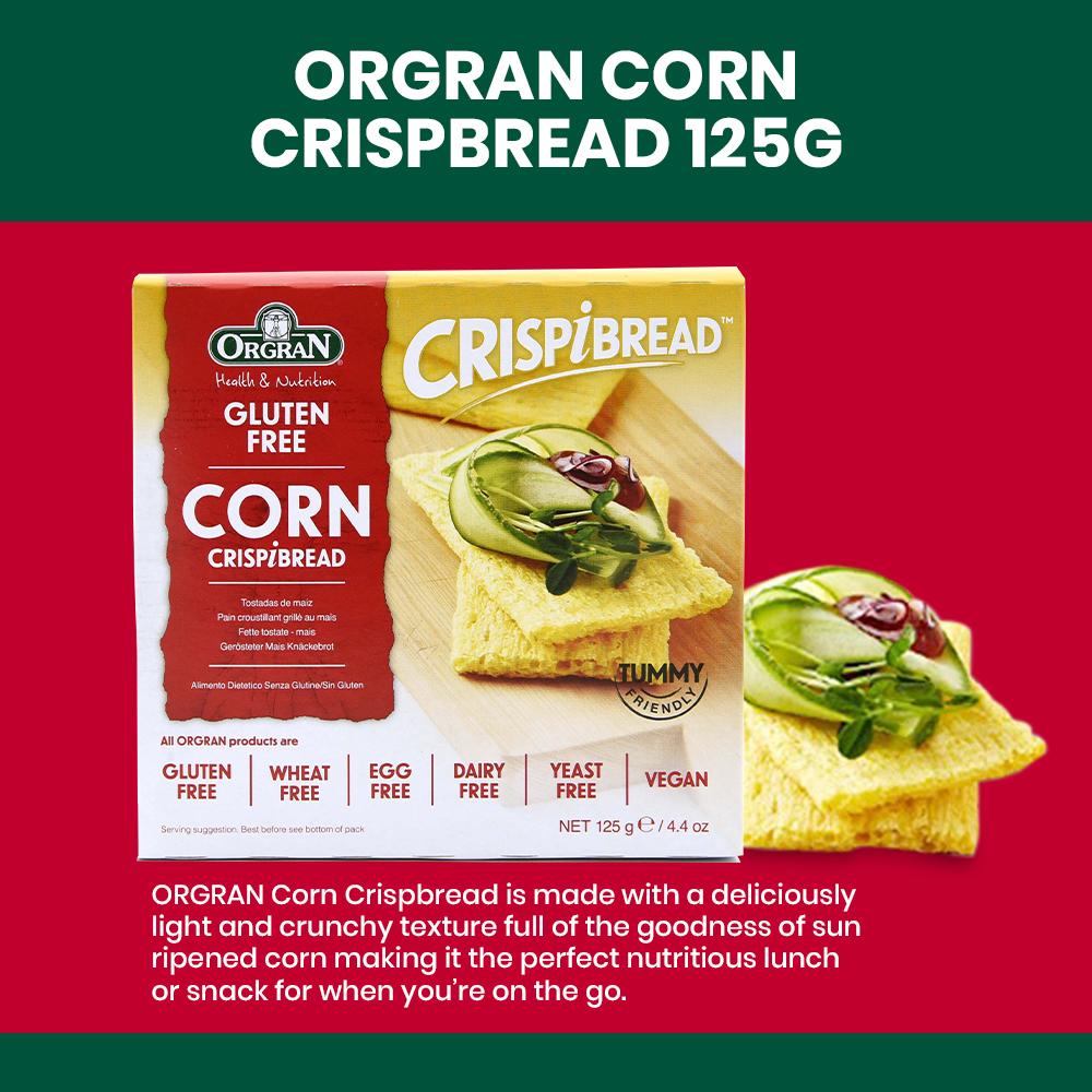Orgran Corn Crispbread 125g - Bloom Concept