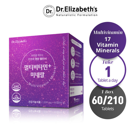 Dr. Elizabeth's Multi-Vitamin with Minerals 1,000mg x 60 tablets for Complete Daily Nutritional Support - Bloom Concept