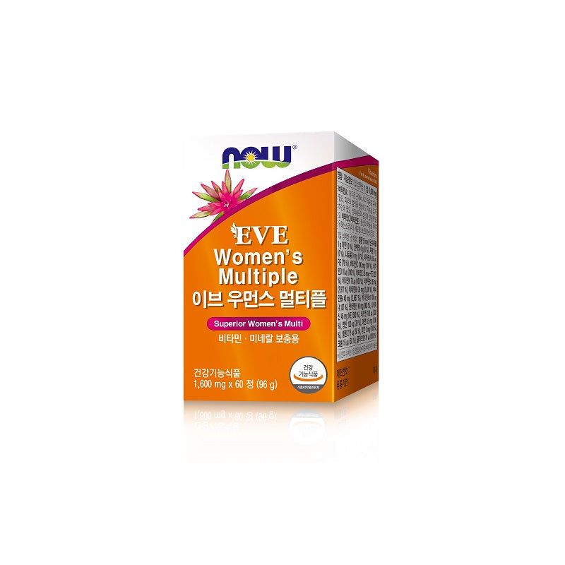 NOW FOODS Eve Women’s Multiple 1,600mg 60 tablets Multi-Vitamin for Women - Bloom Concept