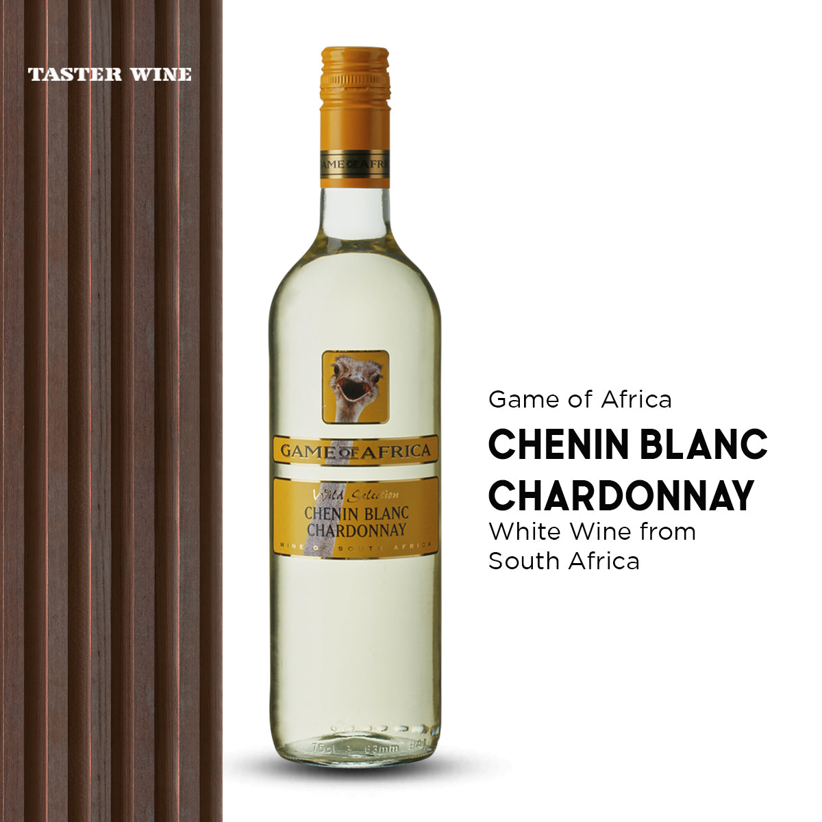 Game of Africa Chenin Blanc Chardonnay Western Cape - Bloom Concept
