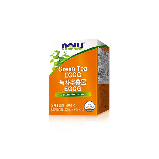 (Best by 09/24) Now Foods EGCG Green Tea Extract 500mg 90 Tablets - for Antioxidant and Metabolism - Bloom Concept