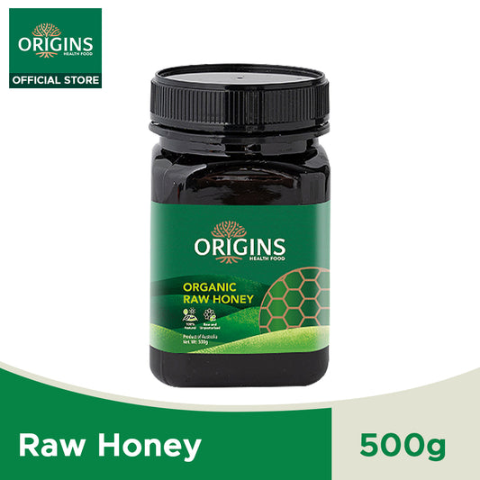 Origins Health Food Organic Raw Honey Australia 500G - Bloom Concept