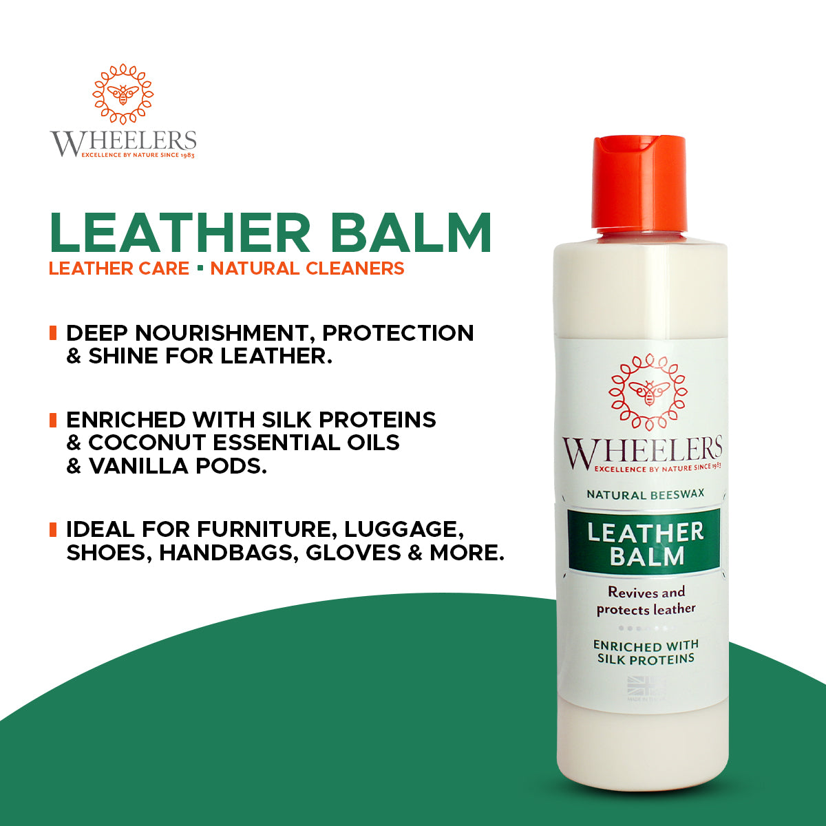 Wheelers Leather Balm - Bloom Concept