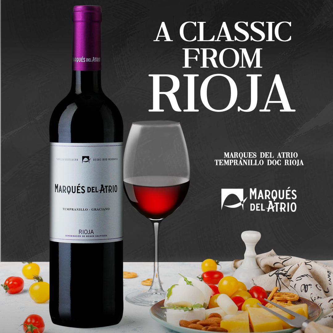Marques Del Atrio Tempranillo Doc Rioja 2018 - Bloom Concept