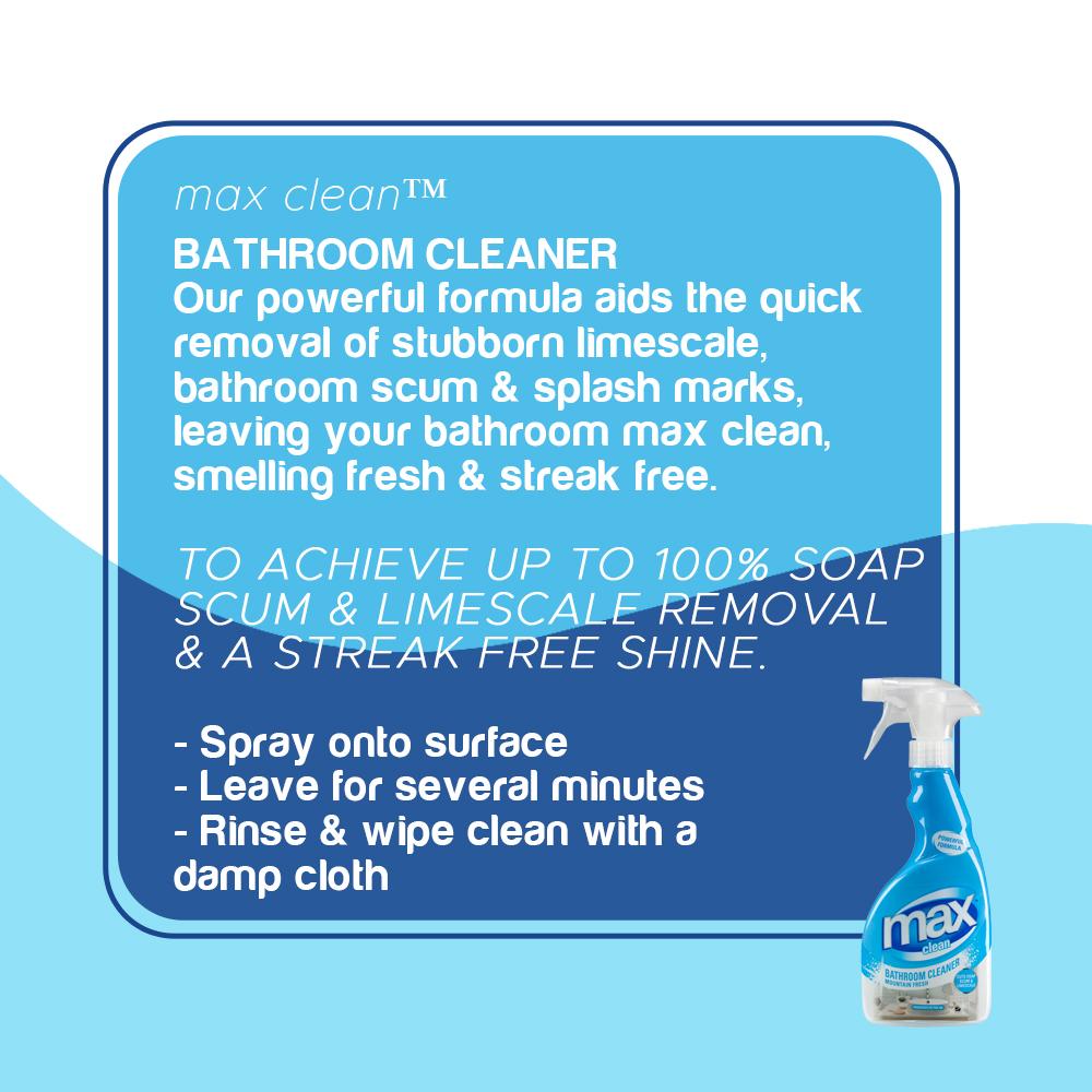 MAX Clean Bathroom Cleaner 500ml - Bloom Concept