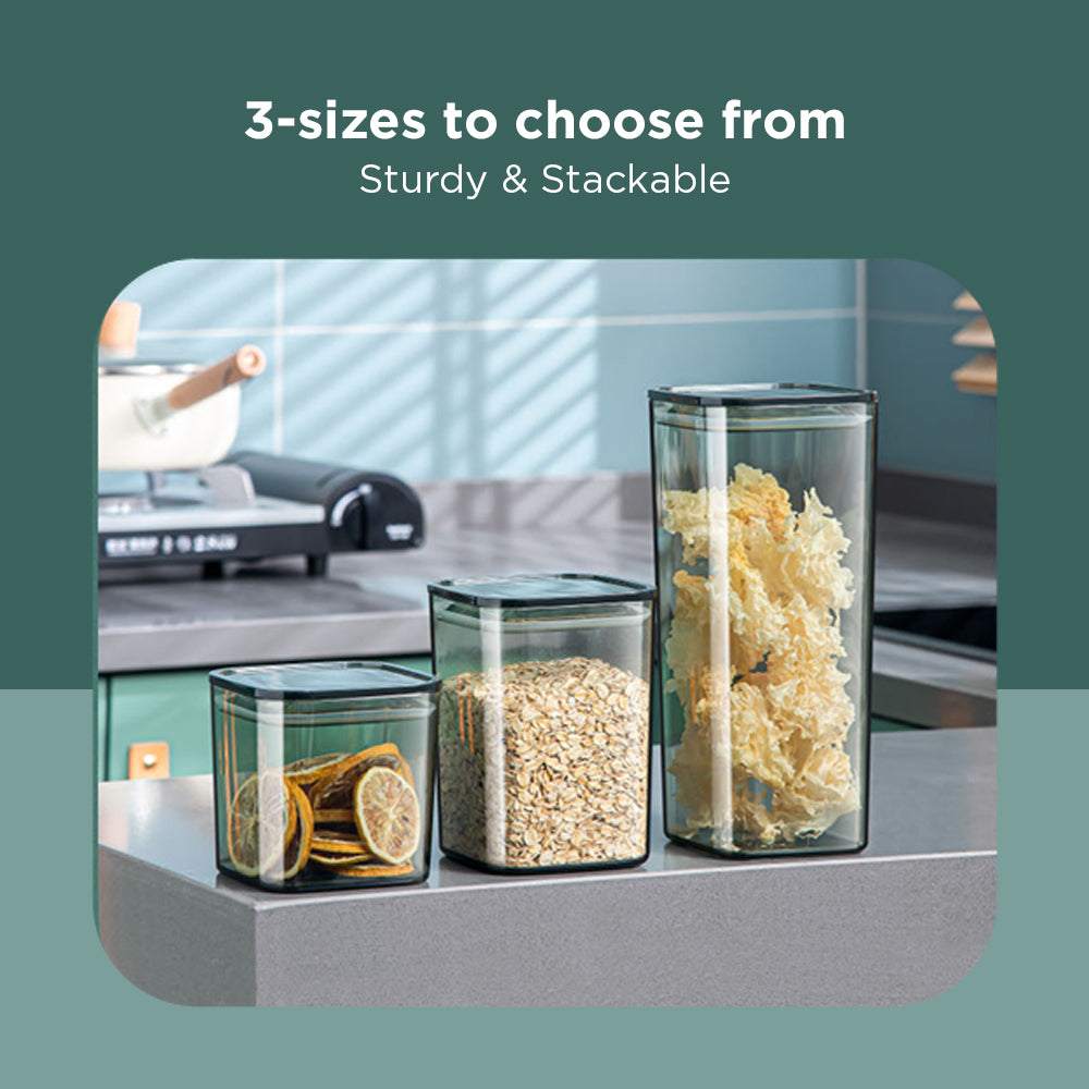[Morilins Home] Airtight Food Storage Containers, BPA Free Plastic Food Grade Containers with silicone seal lids, for Kitchen Pantry Organization and Storage - Bloom Concept